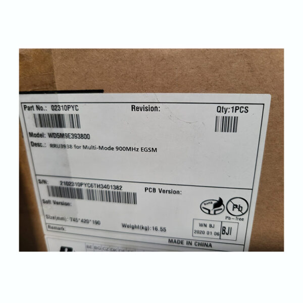 Original Huawei RRU3938 02310PYC for Multi-Mode 900MHz EGSM