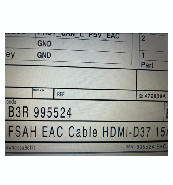 NSN FSAH EAC Cable HDMI-D37 15M  472839A  for 5G Base Station No kia FSAH in Stock Fast Shipping