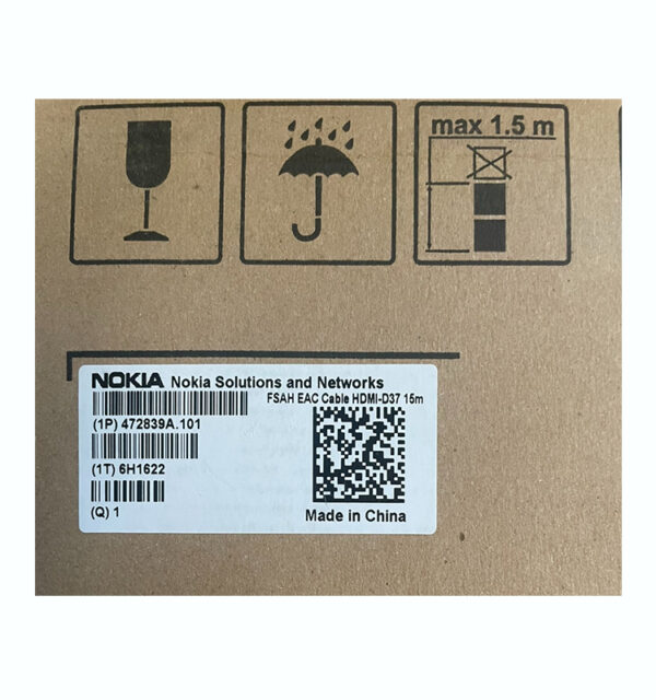 NSN FSAH EAC Cable HDMI-D37 15M  472839A  for 5G Base Station No kia FSAH in Stock Fast Shipping