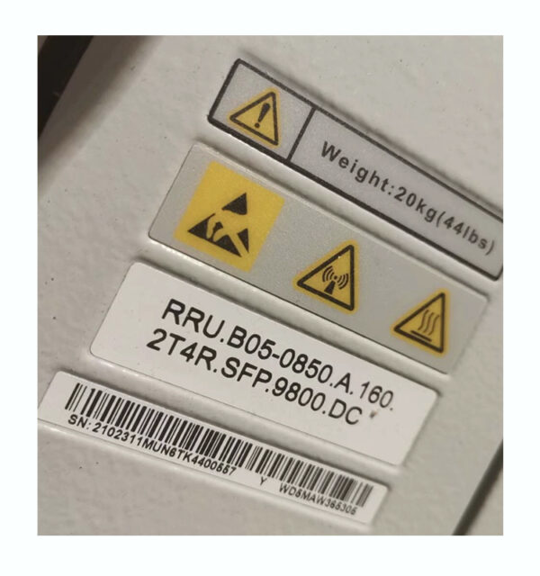 HUAWEI RRU3652 02311MSQ WD5MAW365206 RRU3653 02311MUN WD5MAW365305 Multi-mode 850MHz Remote Radio Unit