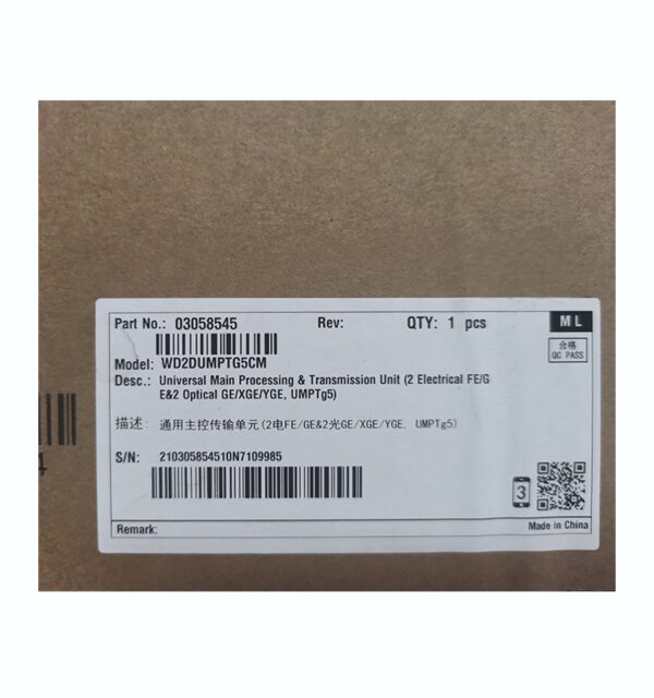 Huawei UMPTg5 03058545 WD2DUMPTG5CM For BBU3900 BBU3910 BBU5900 Universal Main Processing and Transmission Board